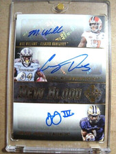 2017 Williams Davis Ross Panini Majestic Rookie Triple Autograph RC /5 🔥🔥🔥