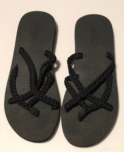 macrame flip flops