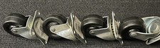 2 Inch Soft Rubber Swivel Top Plate Caster Se...