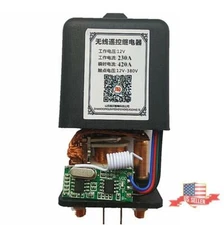 Car Battery Disconnect Relay Master Kill Switches Kit w/ Wireless Remote Control