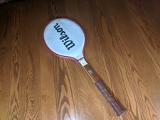VTG Wilson Chris Evert Autograph Wood Tennis Racquet Light 4 5/8 w Cover