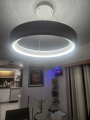 ET2 Lighting E35004-MW iCorona-60W 1 LED Pendant-28.5 Inches wide by 4 inches - Picture 4 of 6