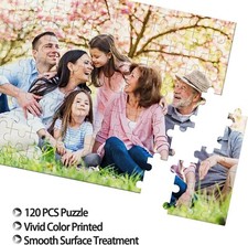 Custom Jigsaw Puzzle from Photo 120 Pieces Pe...