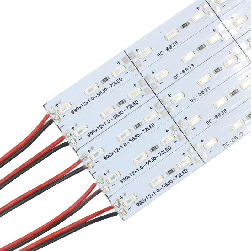 SMD 5630 Rigid Back Strip Light DC12V 1M 72leds/m 50pcs/lot Hard Bar Lighting - Image 2 of 4