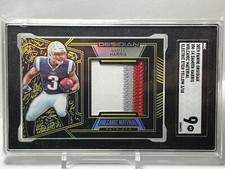 2019 Obsidian Volcanic Materials Electric Etch JERSEY#/10-Damien Harris RC-SGC 9
