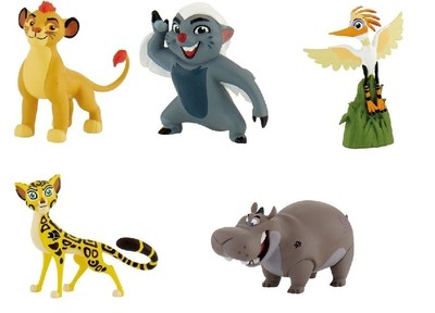 Bullyland The Lion Guard Kion Bunga Fuli Ono Beshti Action Figures