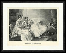 J. A. Benlliure. A Christmas Greeting Letters Sofa Armchair Coat Facsimile_A 1235