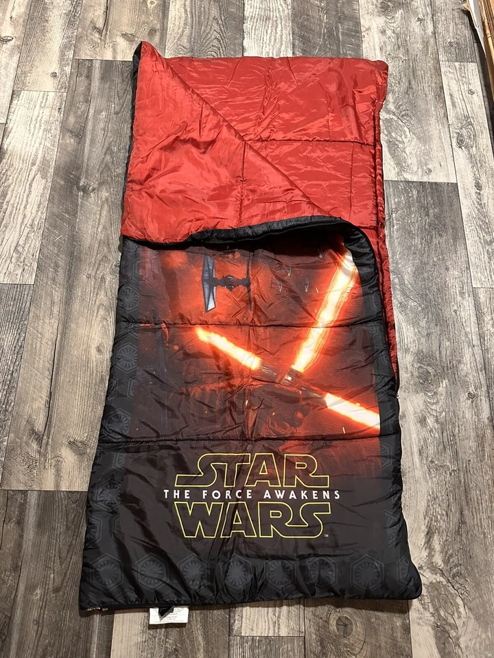 Disney Star Wars Saco de Dormir El Despertar de la Fuerza Kylo Ren Niños Camping Gráfico Foto 2 de 4