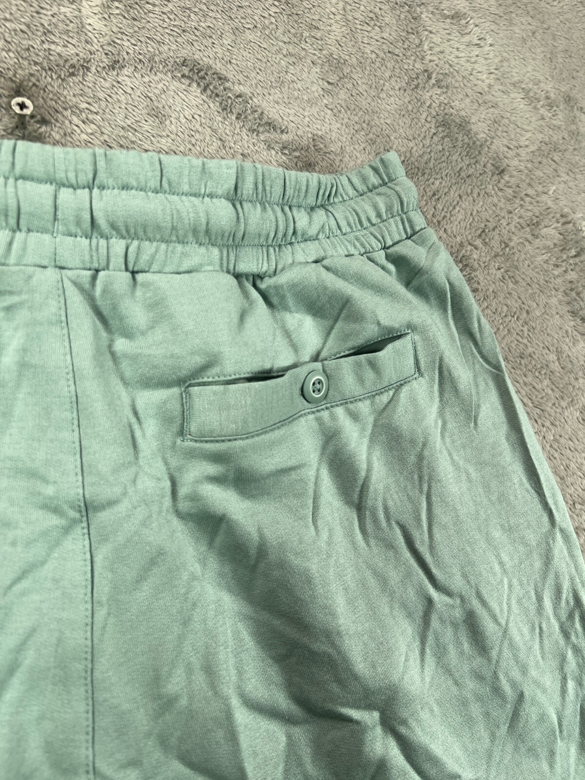 George Mens Medium Lounge Shorts Green Soft Knit NWT Pull On Drawstring 9" B