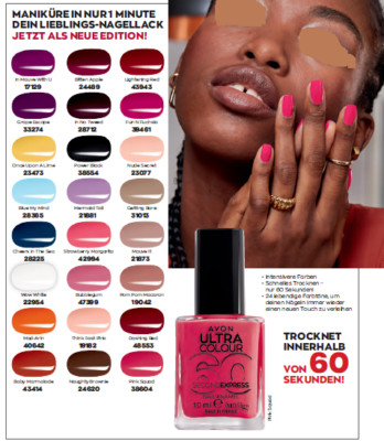 Avon ULTRA COLOUR Express Nagellack Farbe AUSWAHL 10ml Nail Art TOP ANGEBOT Neu