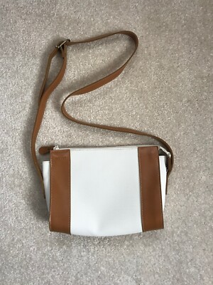 Vintage Esprit vinyl faux leather trim Shoulder Strap CrossBody Bag Women Purse