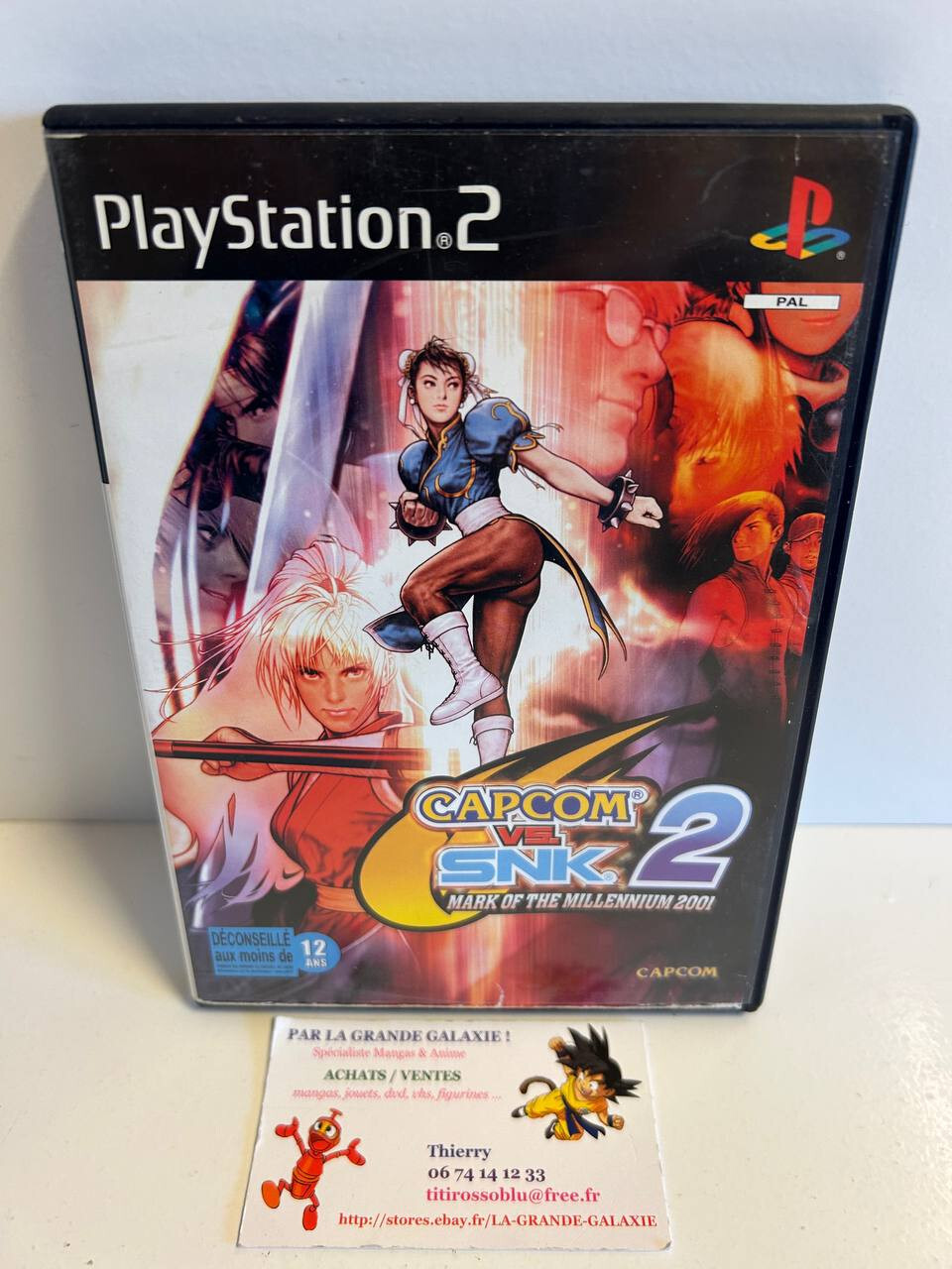 Jeu Vidéo Sony Playstation 2 PS2 Capcom VS SNK 2 Mark of the Millennium 2001 CIB