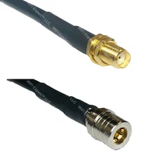LMR240 SMA FEMALE to QMA MALE Coax RF Cable USA-Ship Lot