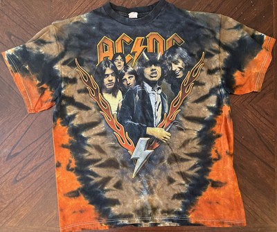 Delta Pro Weight AC/DC Tie Dye T-shirt | eBay