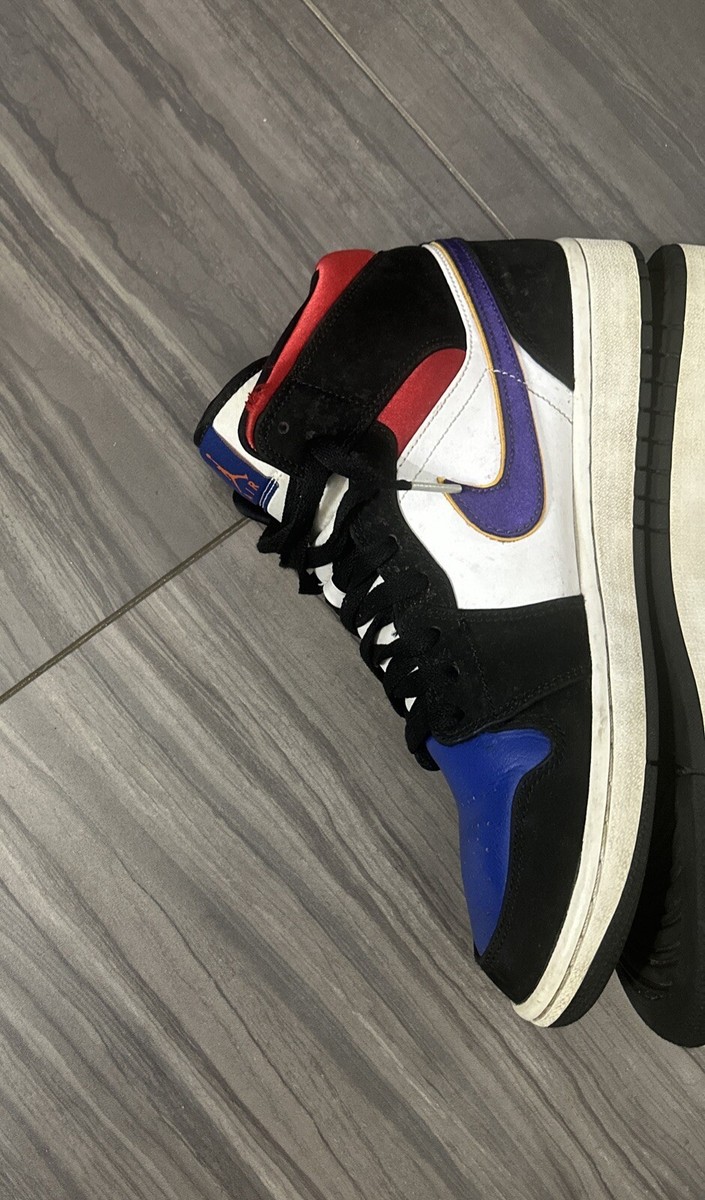 Nike Air Jordan 1 Mid Lakers Top 3 SE Rivals Basketball Gym