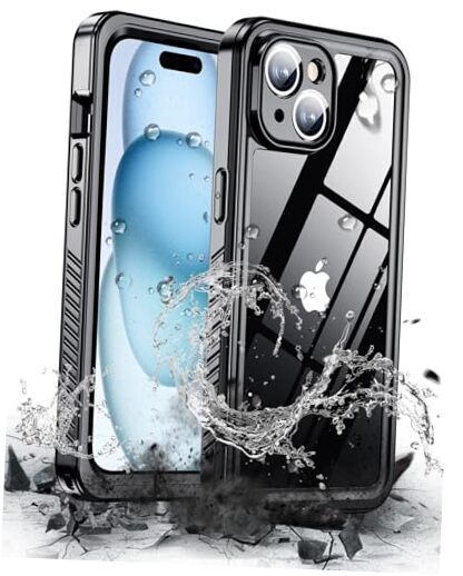for iPhone 15 Case Waterproof, [14 FT Military Dropproof][IP68 Underwater]-image
