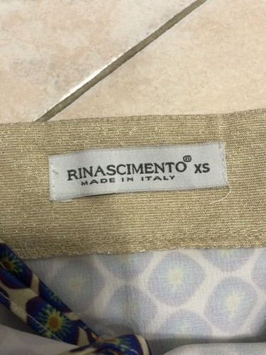 RINASCIMENTO Vestito abito multicolore fantasia colorata Tg XS - Foto 10 di 12