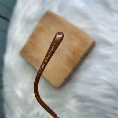 Escada Wire Frame Eyeglasses Copper Brown Oval Shape Made in France Escada Wire Frame Eyeglasses Copper Brown Oval Shape Made in  main image 4
