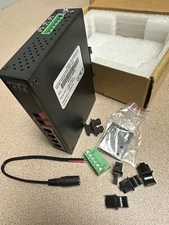 ONE GENUINE ANTAIRA 5-PORT INDUSTRIAL UNMANAGED ETHERNET SWITCH  LNP-0501-S3