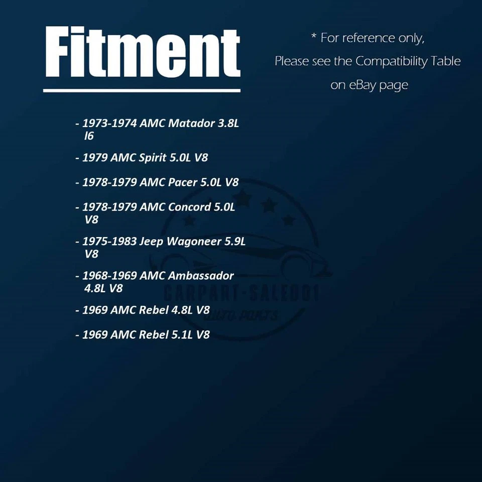 Soportes de motor 2x para 1968-1969 AMC Javelin 4,7 L 1968-1969 AMC Rebel 6,4 L Foto 4 de 4