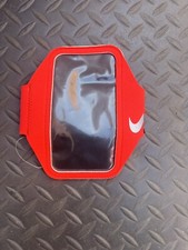 Nike Running Sports Adjustable Arm Band Smartphone Holder Red New Without Tags