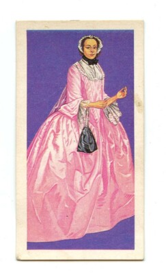 Brooke Bond Tea Card - British Costume Collectable Card #23 Day Dress 1750