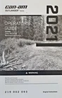 Operator's Guide / Instruction Manual - English - Can-Am ATV Outlander 2021