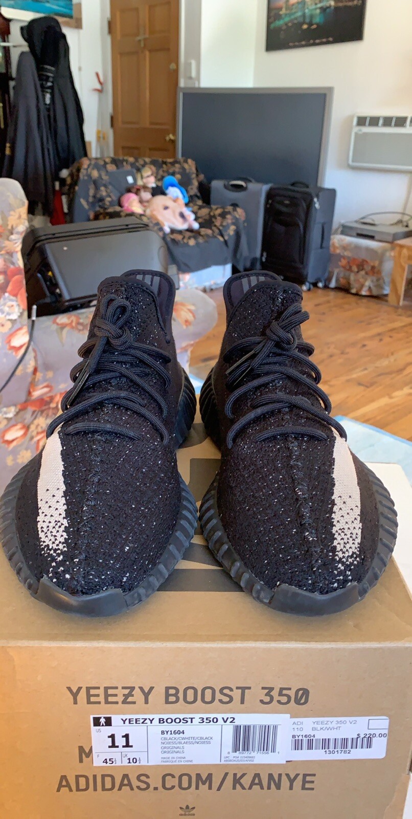 Adidas Yeezy Boost 350 V2 Static Reflective 3M Size 4.5