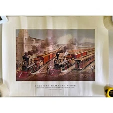 Currier & Ives American Railroad Scene a Colorful History American Ingenuity