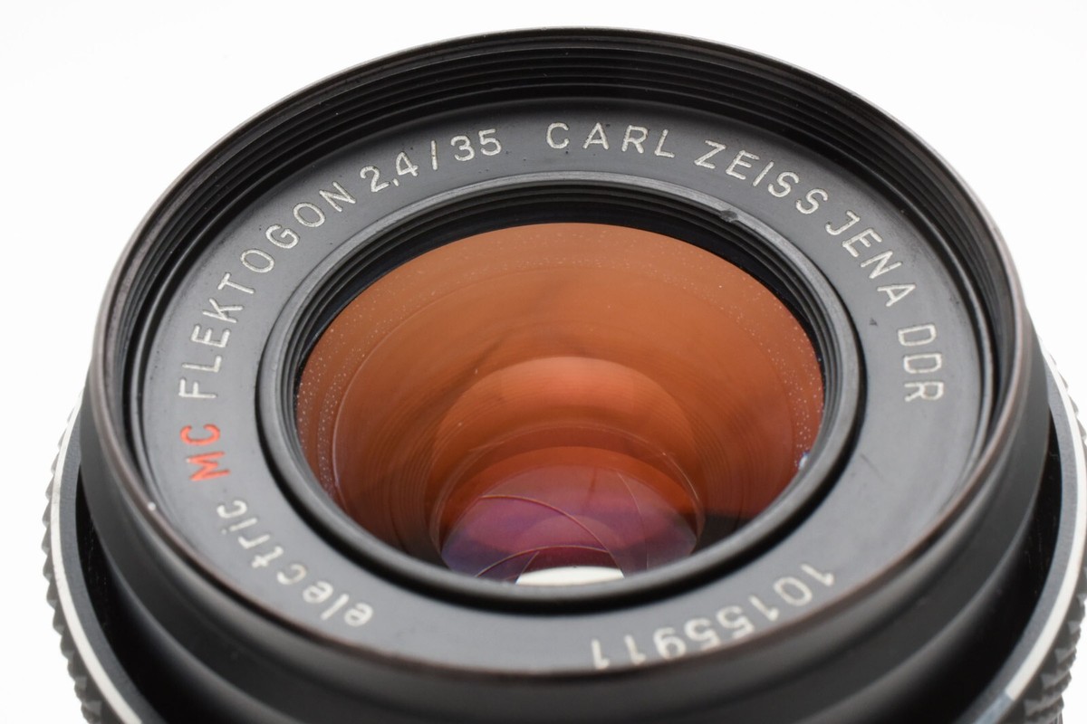 美品CarlZeiss JENA DDR Flectgon f2.4/35mm Carl Zeiss Jena DDR Flektogon 35mm F/2.4 [electric] MC