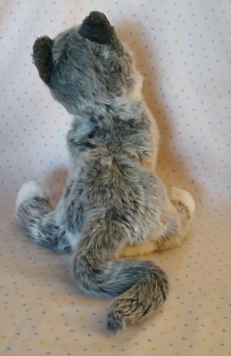 Douglas Kuscheltiere Wolke Katze grau weiß Stofftier Plüschtier 10 Zoll LESEN - Bild 7 von 10