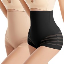 Tummy Control Shapewear Panties for Women-High Waisted Body Shaper Girdle Briefs