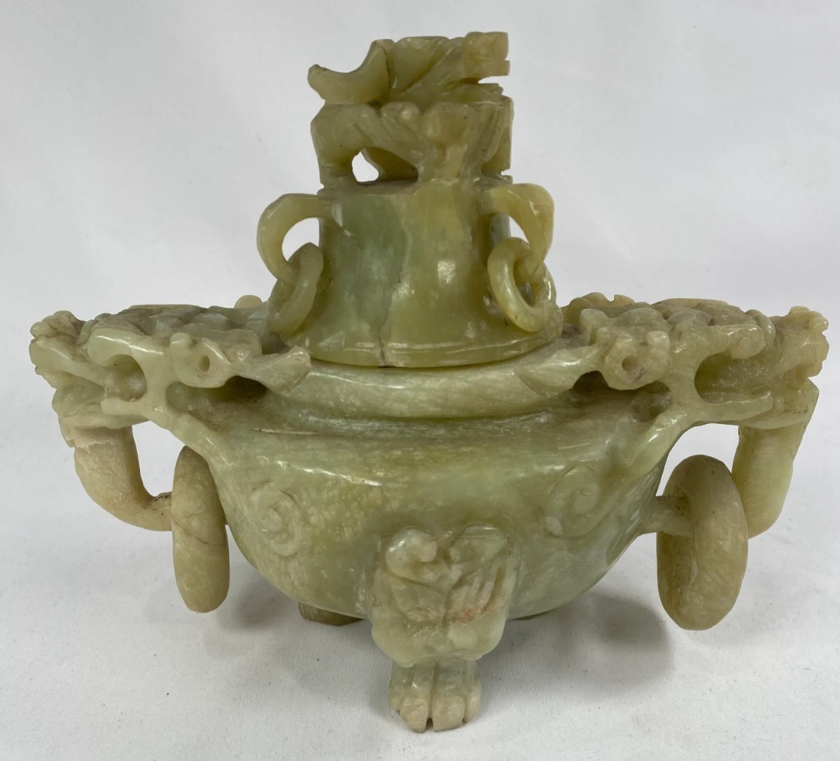 1940 年后中国风玉制香炉| eBay