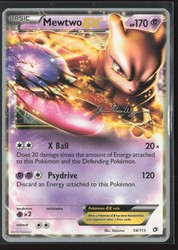Mewtwo EX 54/113 Legendary Treasures Holo Ultra Rare