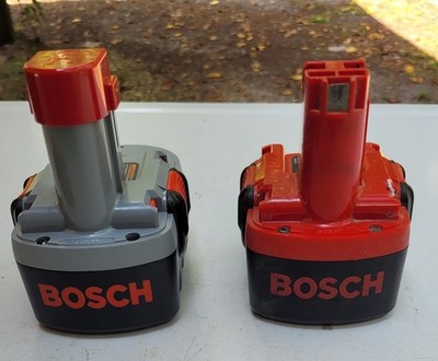 2 BOSCH BATTERIES FOR REFURBISHING 18V & 14.4 READ DESCRIPTION  