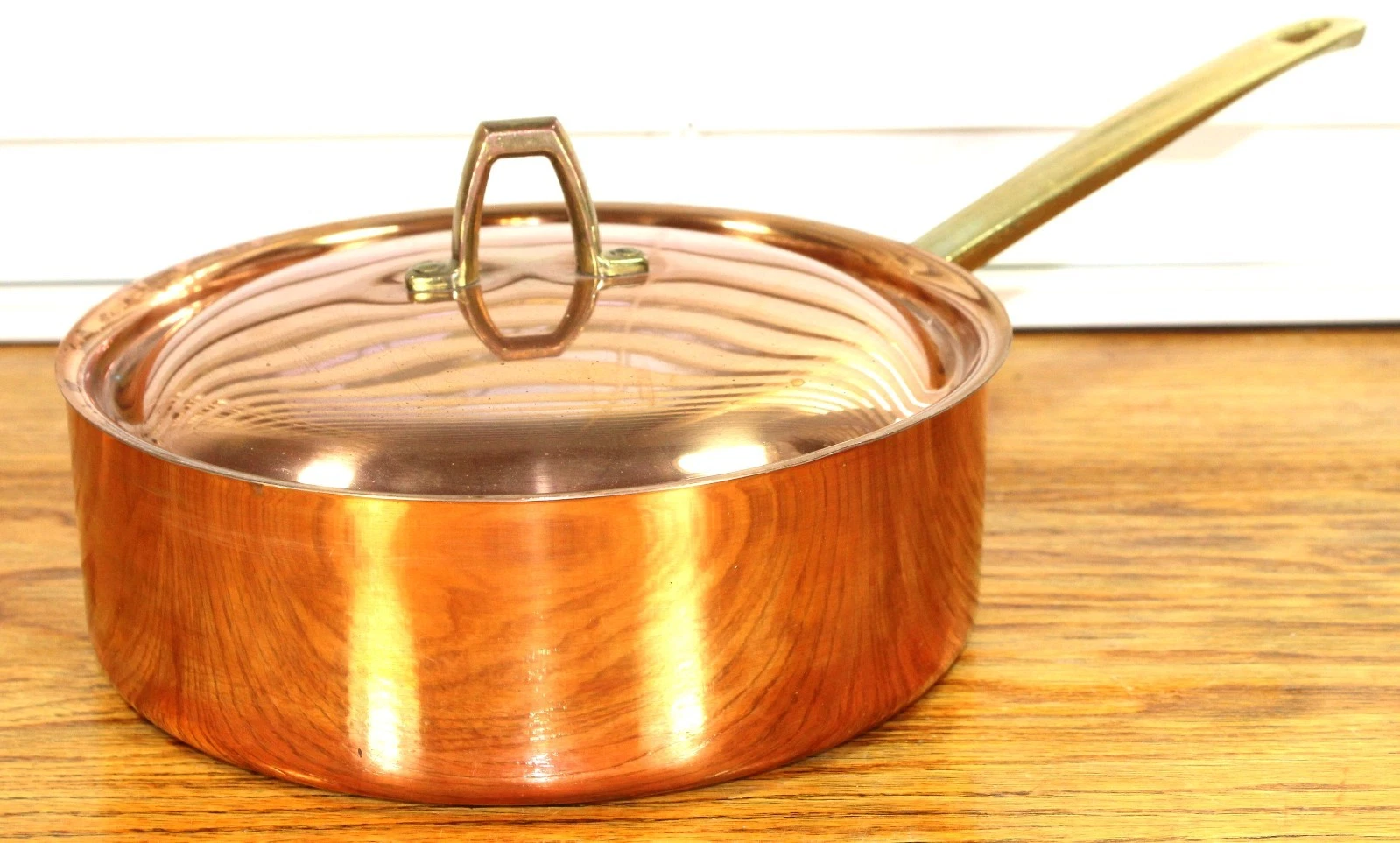 Paul Revere Ware USA Solid Copper Pot 2 QT Sauce Pan Covered Low Cheese Fondue
Opens in a new window