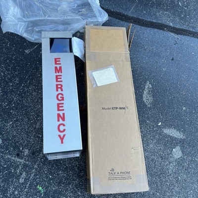 Talk-A-Phone Emergency Phone & Stainless Phone Station ETP-WM/E