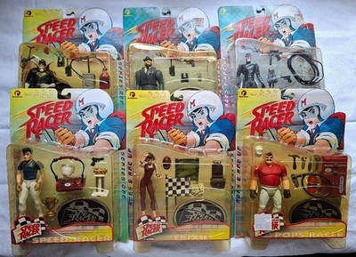 Speed Racer 6 Figuren Set Series 1 von Resaurus aus dem Jahr 1999 - neuware, OVP