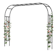 Garden Arch Trellis, 7.9FT(240cm) Metal Garden Arbor Trellis for Climbing Pla...