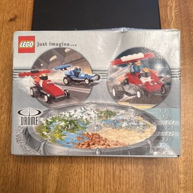 NEW IN BOX 4593 LEGO RACERS ZERO HURRICANE & RED BLIZZARD SET 70 PCS 2002 LEGO
