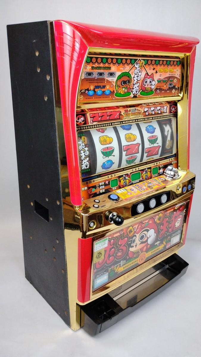 Manekineki + Daruma Skill Stop 14 Token Pachislo Slot Machine E6