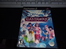 Sims 2: Castaway (PlayStation 2 2007) CASE AND DISC ONLY Sony PS2 EA! 
