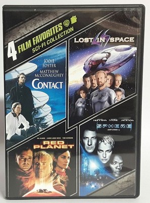 4 Film Favorites: Sci-Fi (Contact, Lost in Space, Red Planet, Sphere) 