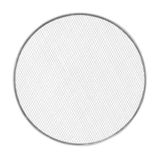 Mainstays Uncoated 16" Stainless Steel Pizza Pan Screen, Crisper, Large, Gray