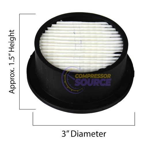 3/4" NPT Air Compressor Intake Filter Silencer Metal Housing Canister USA Made - Picture 3 of 7