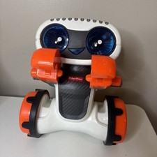 Fisher Price KINDERBOT Code 'n Learn Wheeled INTERACTIVE Robot Untested