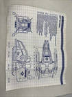 GI Joe SKY HAWK VTOL 1984 Blueprints / Instruction Sheet Vintage Vehicle ARAH