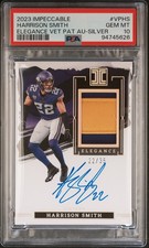 2023 Panini Impeccable Elegance Harrison Smith Patch Auto 22/35 Jersey Match