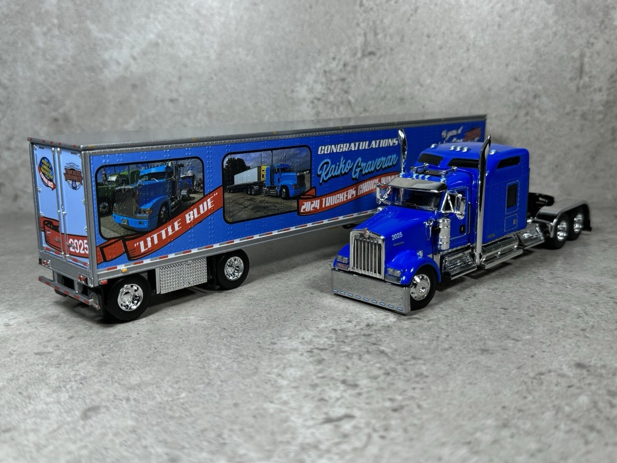 1/64 Kenworth W900L With Van Trailer 2025 Iowa 80 Walcott