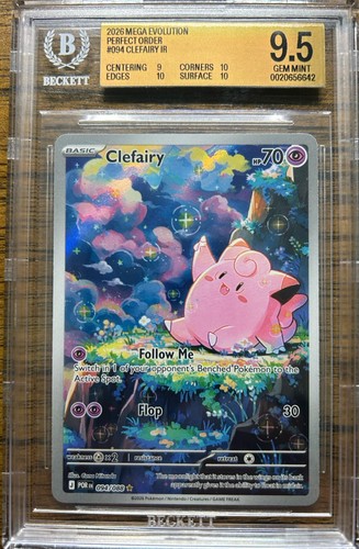 Clefairy graded BGS 9.5 for sale on eBay